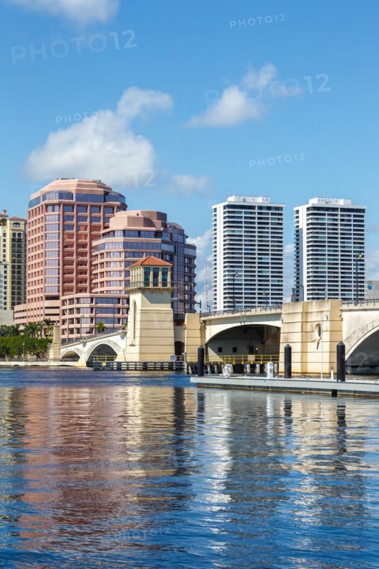 Royal Park Bridge Skyline in West Palm Beach