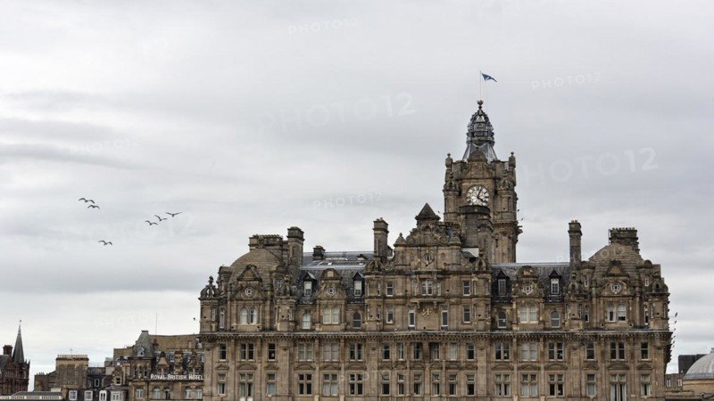 Balmoral Hotel with clock tower
