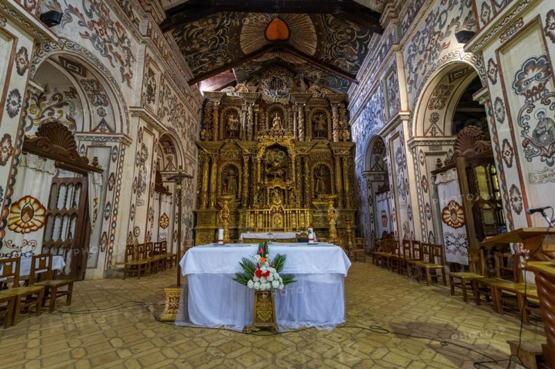 Interior of the San Miguel de Velasco mission
