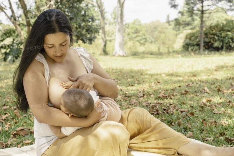 The act of breastfeeding is a nurturing moment that provides the baby with essential nutrients and creates a feeling of closeness and security