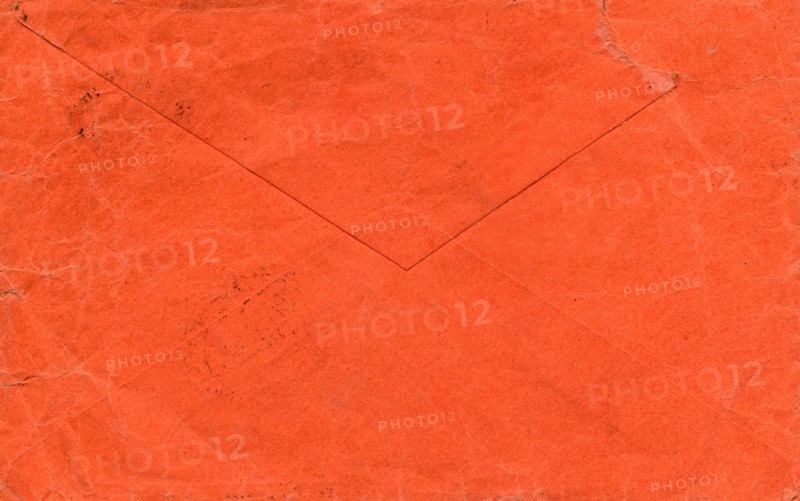 Orange mail letter envelope