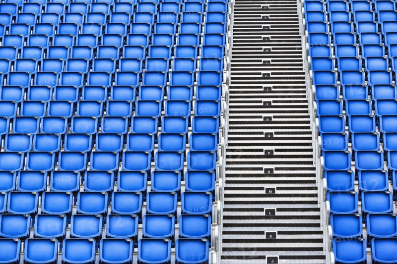 Empty grandstand