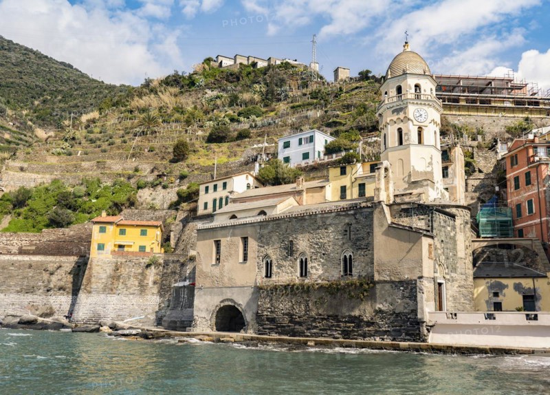 Church of Santa Margherita d'Antiochia located in Vernazza