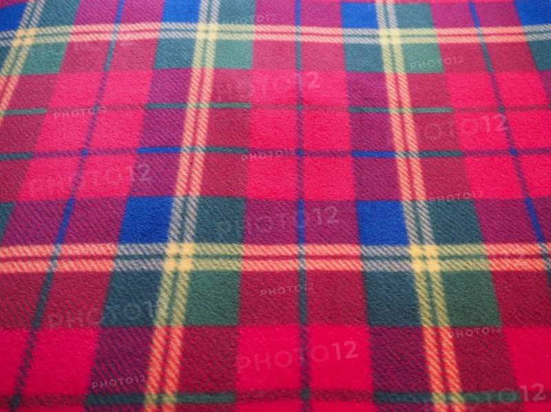 Red green blue and yellow tartan texture background