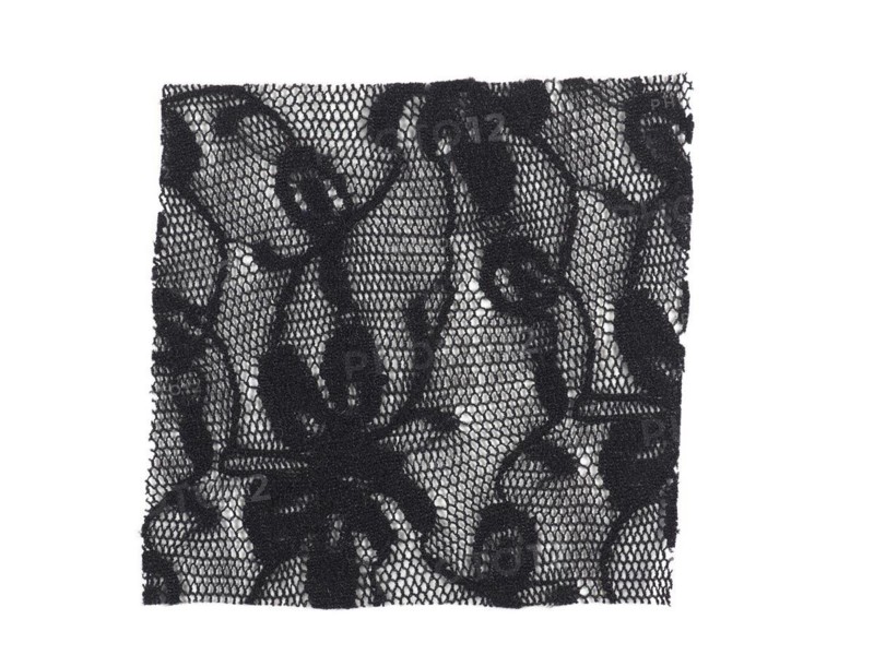 Black fabric sample