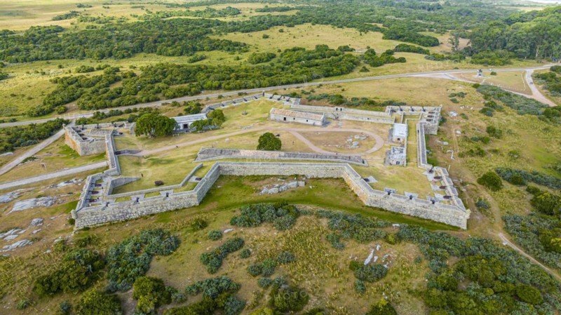 Aerial of the Fort of Santa Teresa