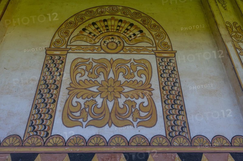 Colourful painting of the mission of Concepcion