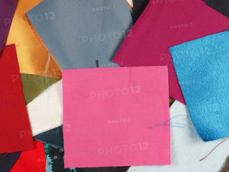 Many fabric samples