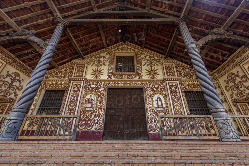 Painted front of the San Miguel de Velasco mission