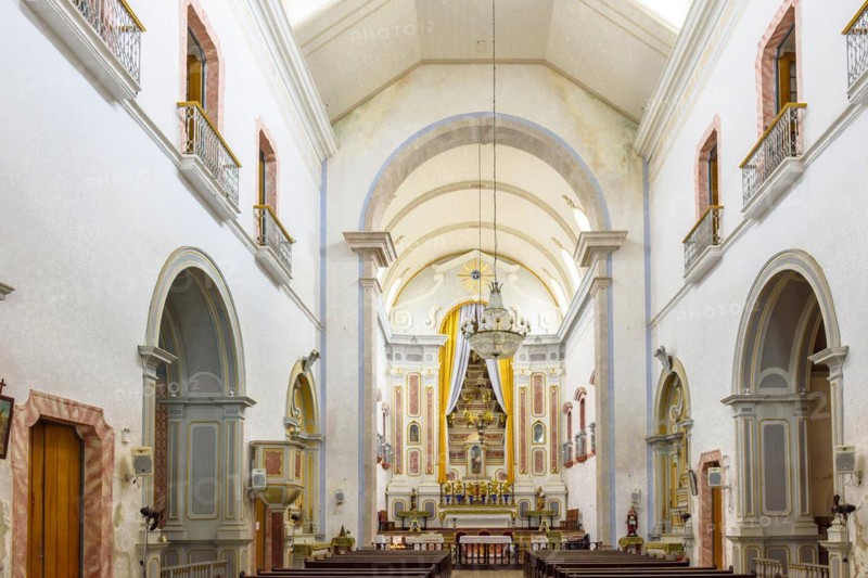 Old colonial style chapel from the 18th century in the historic city of Paraty on the north coast of the state of Rio de Janeiro