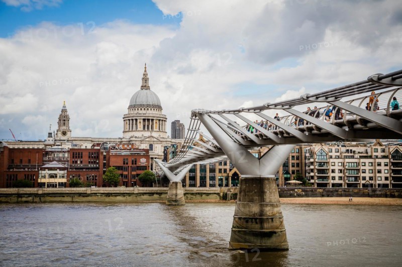Millennium Bridge and St Paul's Cathedral