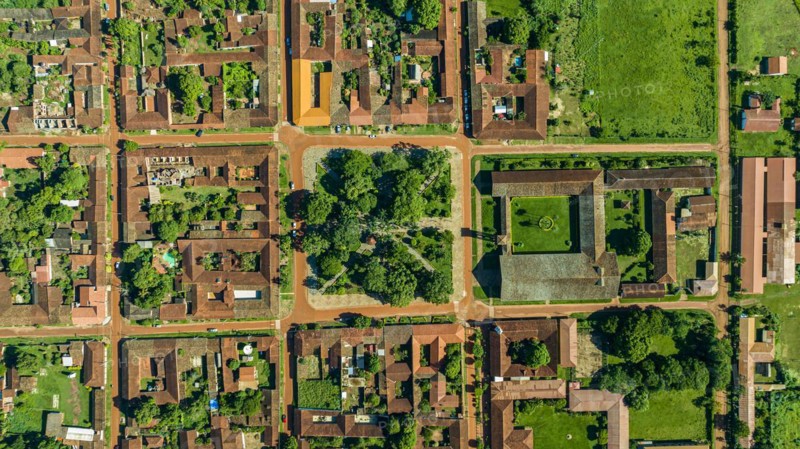 Aerial of the Concepcion mission