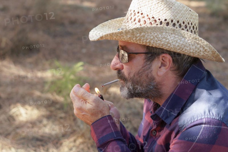 Man with hat
