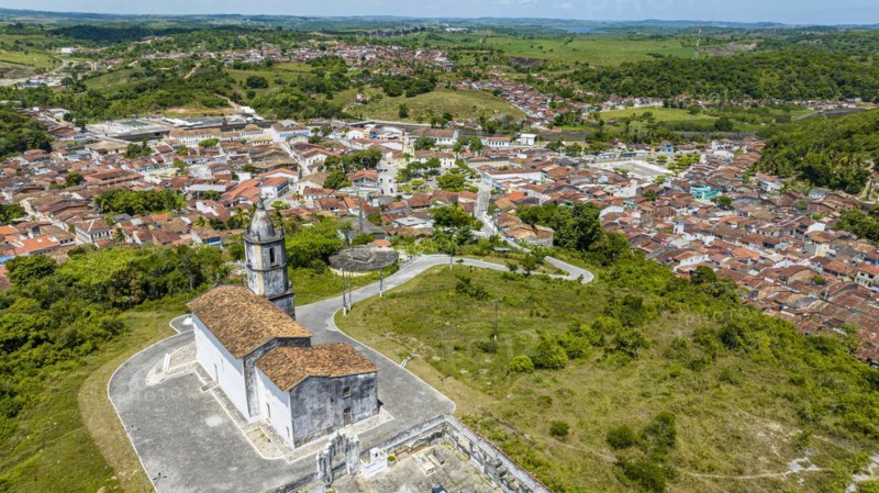 Aerial of Bom Jesus dos Navegantes church