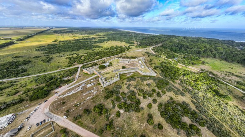 Aerial of the Fort of Santa Teresa