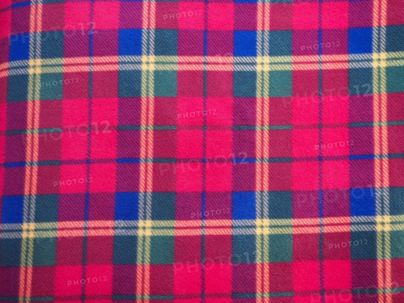 Red green blue and yellow tartan texture background