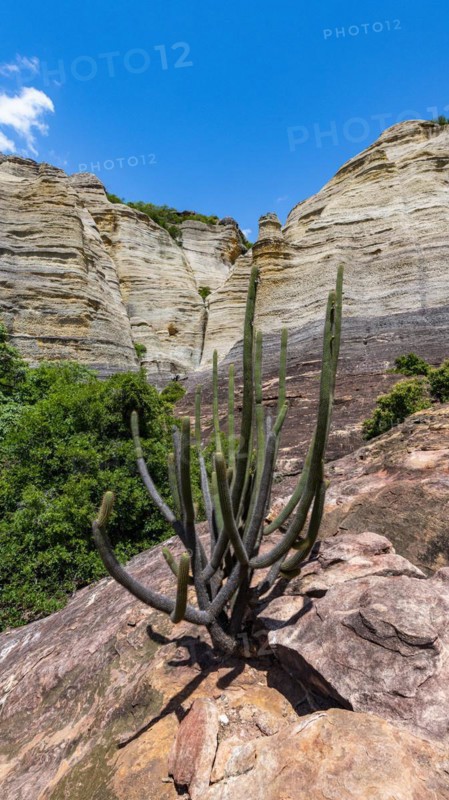 Sandstone cliffs at Pedra Furada