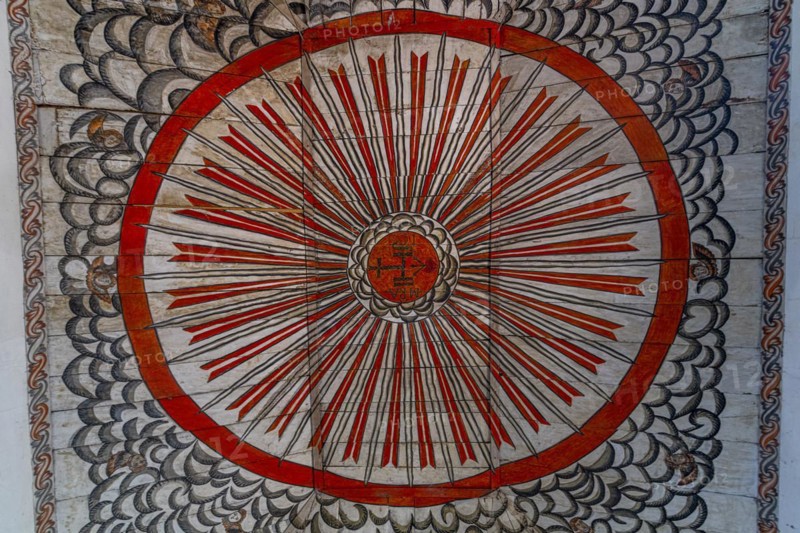 Painted ceiling