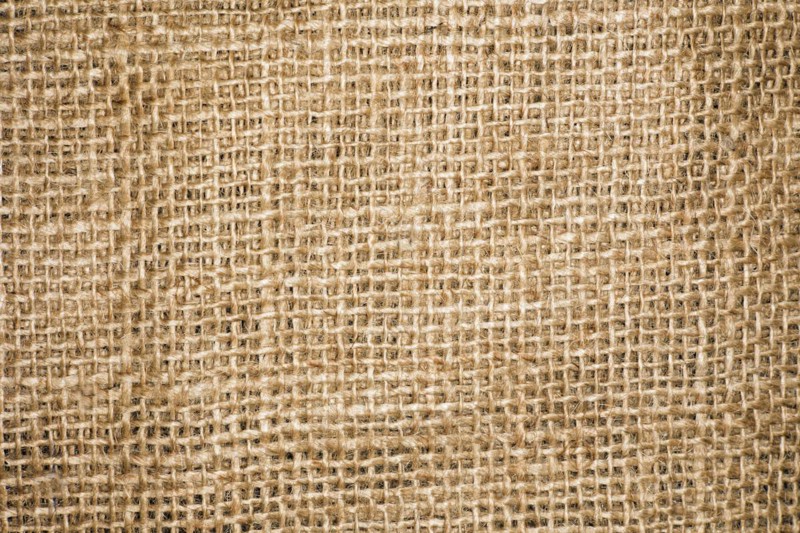 Burlap as a background for photographing