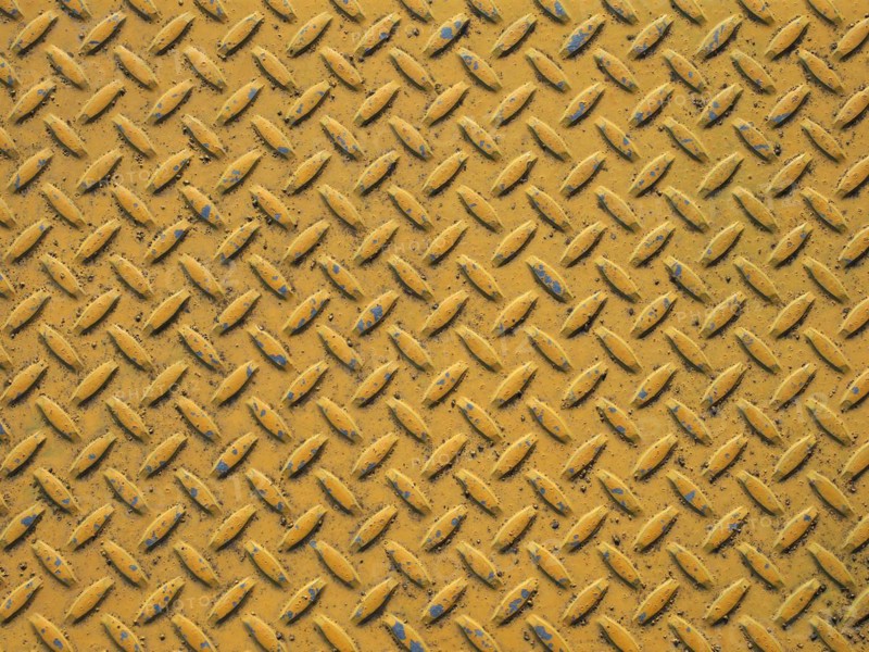 Yellow steel texture background