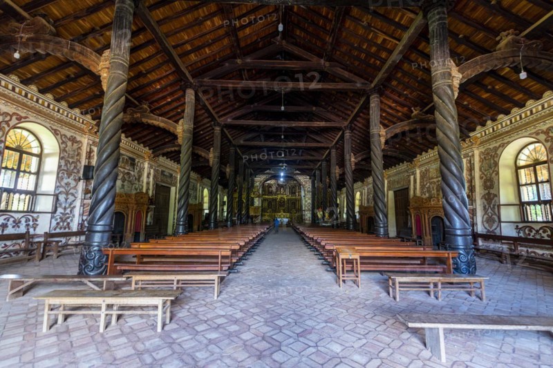Interior of the San Miguel de Velasco mission