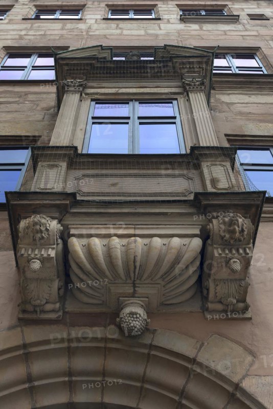 Historic oriel at the Fembohaus