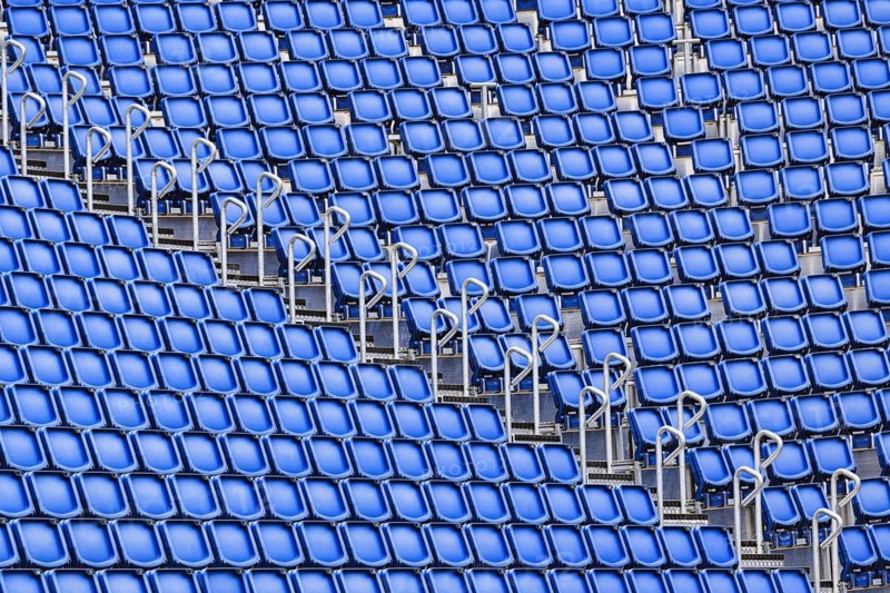Empty grandstand