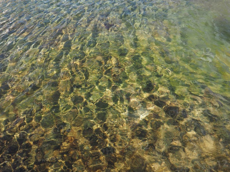 Green blue water surface background