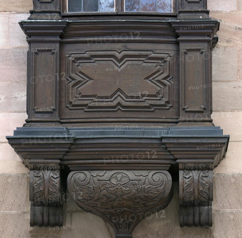 Detail of a historic choir