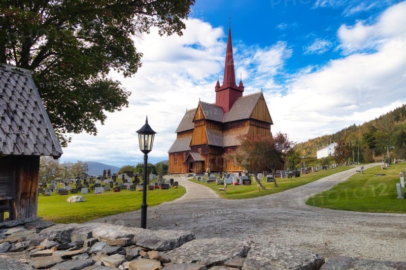 Ringebu Stave Church in Gudbransdalen