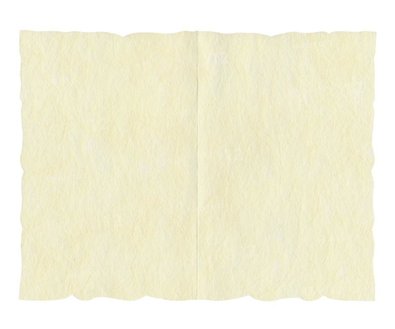 Blank greeting card parchment