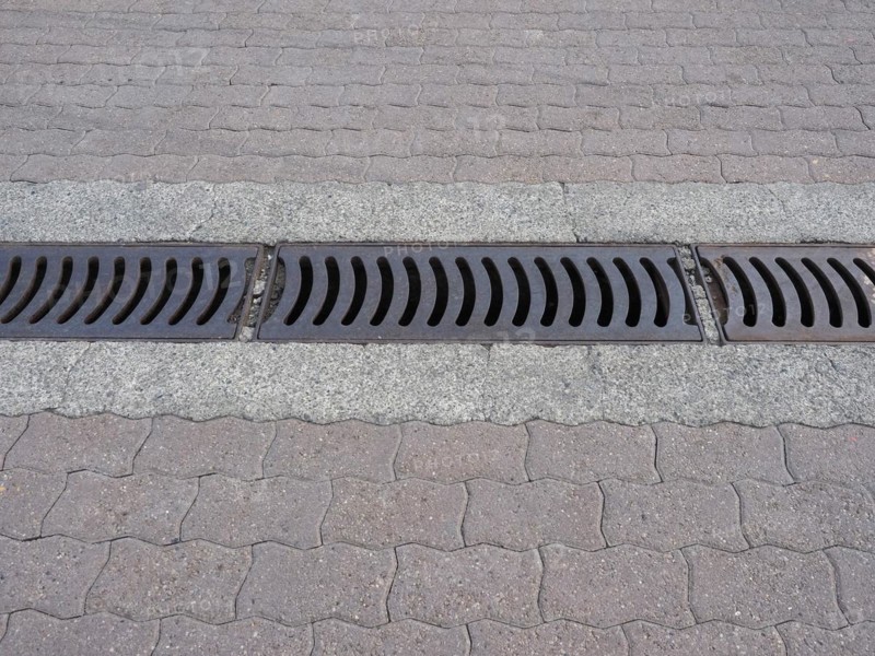 Drain manhole detail