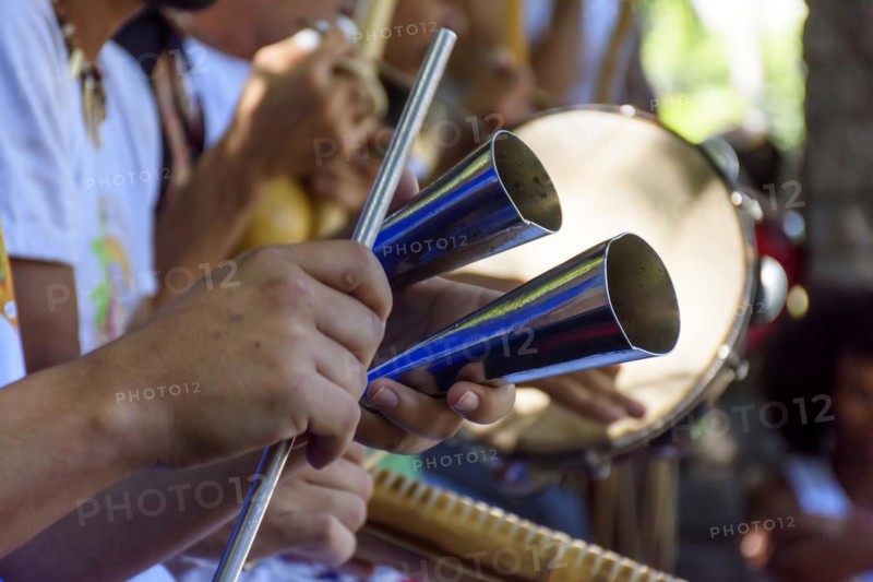 Metal percussion instrument used in Brazilian samba music