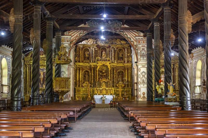 Interior of the San Miguel de Velasco mission