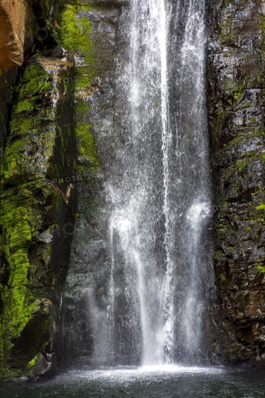 Beautiful and paradisiacal waterfall of Veu da Noiva