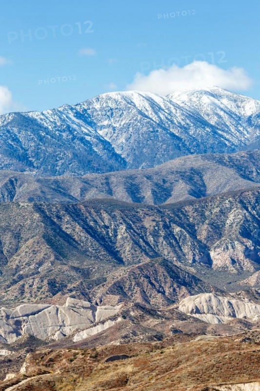 San Gabriel Mountains Landscape near Los Angeles