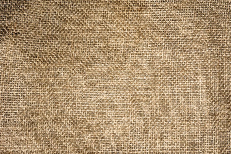 Burlap as a background for photographing