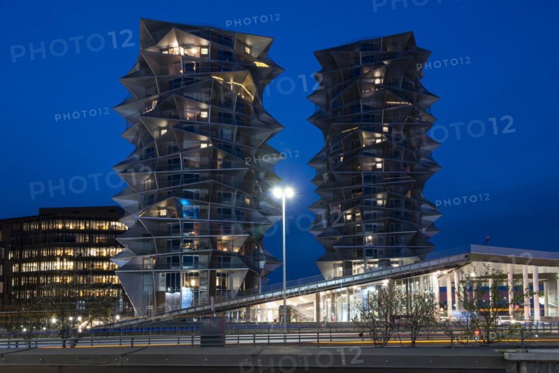 Caktus Towers at blue hour