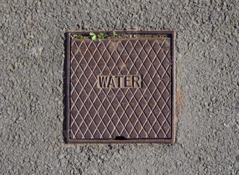 Water manhole detail