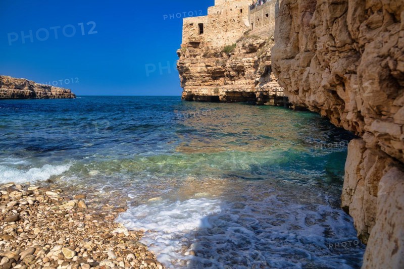 Bathing bay in Polignano a Mare