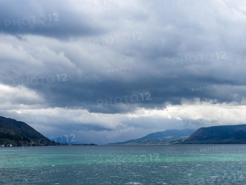 Thunderclouds over Lake Attersee