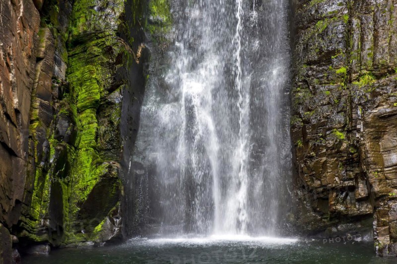 Gorgeous and paradisiacal waterfall of Veu da Noiva