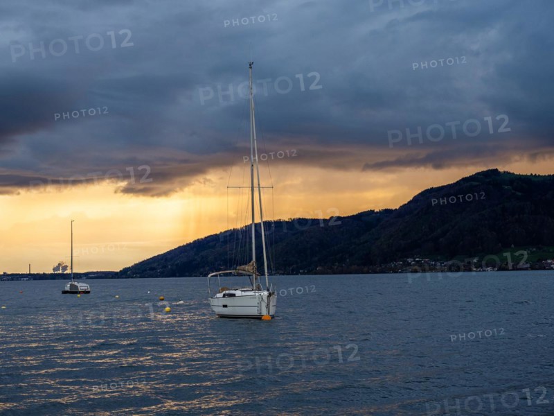 Cloudy atmosphere at sunrise