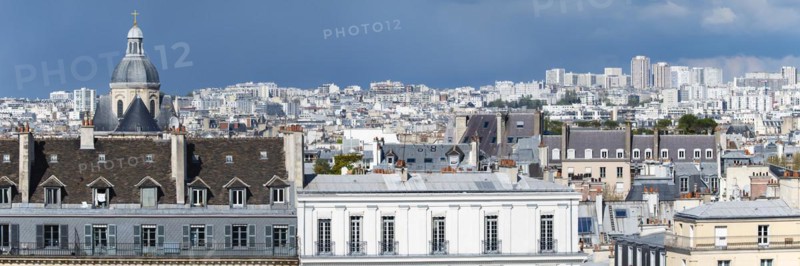 View of the rooftops of Paris