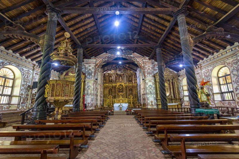 Interior of the San Miguel de Velasco mission