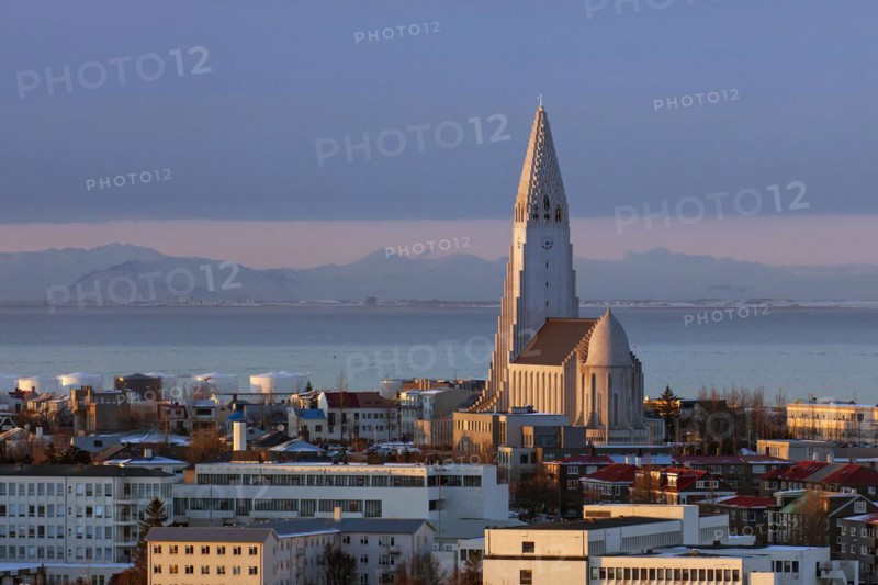 View over the Lutheran Hallgrimskirkja
