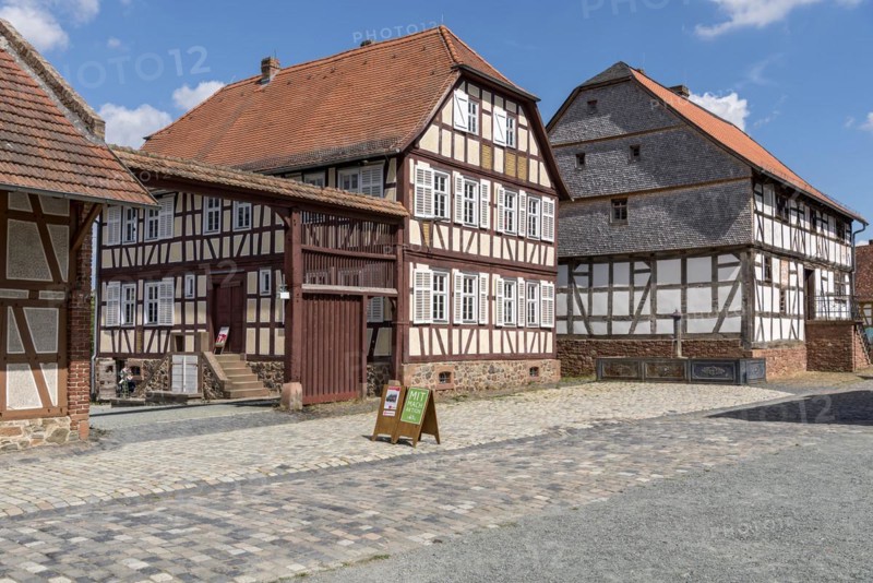 House from Langen-Bergheim and mill building from Roershain