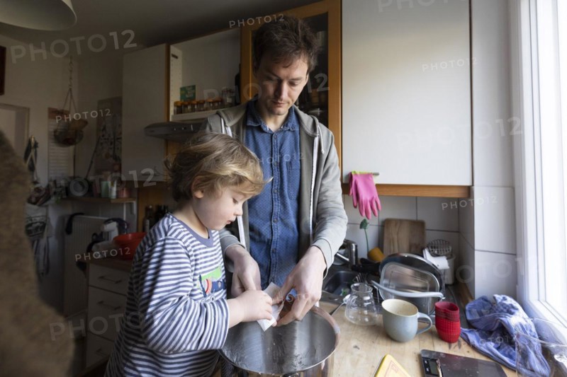 Topic: Toddler helps with cooking