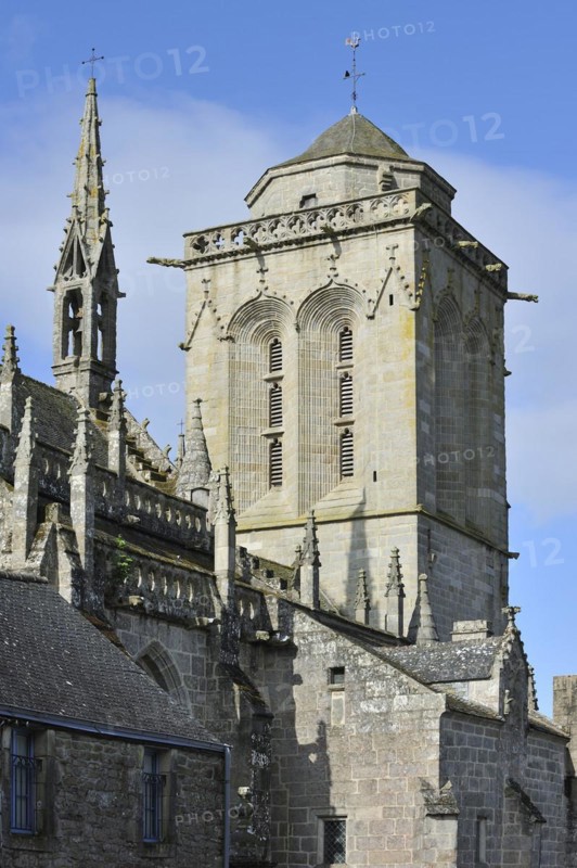 The Saint Ronan church at Locronan