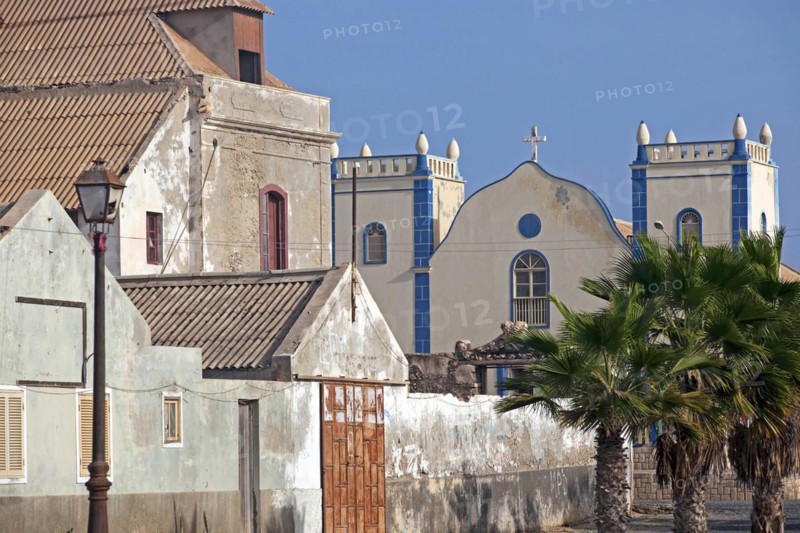Portugese colonial buildings and the Igreja de Santa Isabel